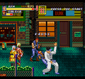 Kung Fu Man in Streets of Rage 2 - Screenshot - Gameplay (United States) - 256x240