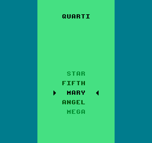 Quarti - Screenshot - Game Title (World) - 256x240