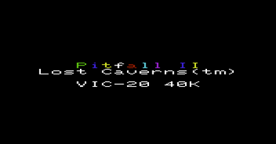 Pitfall II: Lost Caverns - Screenshot - Game Title (World) - 352x184