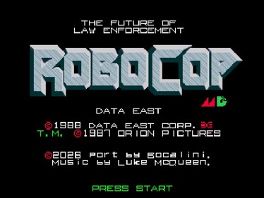 Robocop MD - Screenshot - Game Title (null) - 617x463