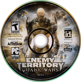 Enemy Territory: Quake Wars - Disc - 750x756