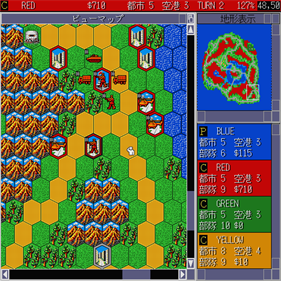 Super Daisenryaku 68K - Screenshot - Gameplay (null) - 512x512