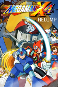 Mega Man X4 Recomp - Fanart - Box - Front (null) - 600x900