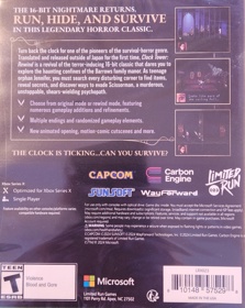 Clock Tower Rewind  - Box - Back (North America) - 1151x1447