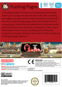 The Tales of Bearsworth Manor: Puzzling Pages - Box - Back (United Kingdom) - 485x679