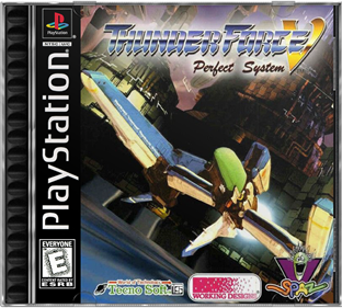Thunder Force V: Perfect System - Box - Front - Reconstructed (North America) - 687x617
