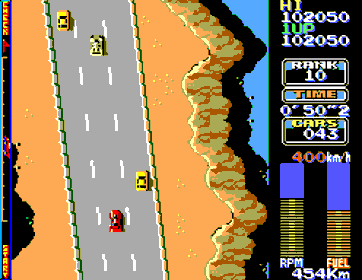 Road Fighter (Homebrew) - Screenshot - Gameplay (null) - 248x192