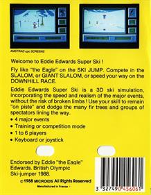 Eddie Edwards' Super Ski  - Box - Back (Europe) - 894x1150