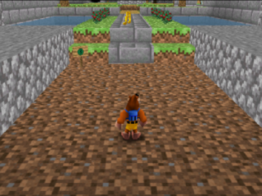Banjo-Kazooie Ft. Minecraft - Screenshot - Gameplay (World) - 320x239