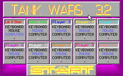 Tank Wars - Screenshot - Game Select (North America) - 320x200
