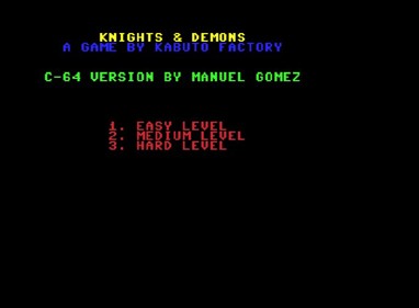 Knights & Demons - Screenshot - Game Select (null) - 686x504