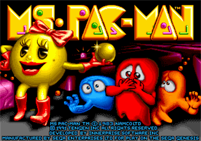 Ms. Pac-Man: Grand Ol' Randomizer - Screenshot - Game Title (null) - 320x224