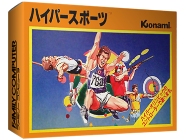Hyper Sports - Box - 3D (Japan) - 600x450