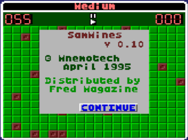 SamMines - Screenshot - Game Title (World) - 379x281