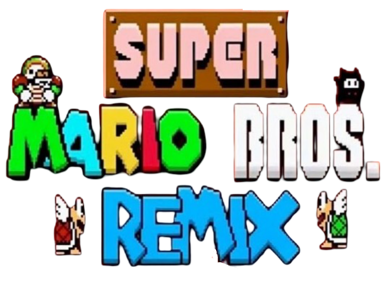 Super Mario Brothers Remix - Clear Logo (null) - 390x281