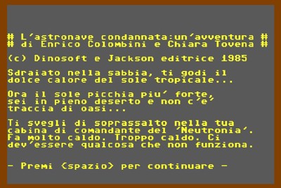 L'Astronave Condannata - Screenshot - Game Title (null) - 630x421