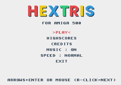 Hextris for Amiga 500 - Screenshot - Game Title (null) - 668x472