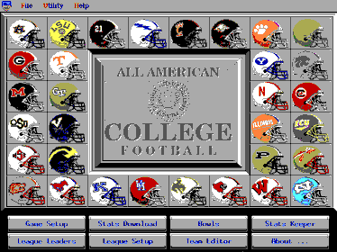 All-American College Football (1995) - Screenshot - Game Title (null) - 640x480