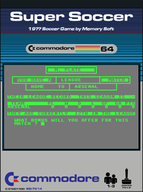 Super Soccer (Memory Soft) - Fanart - Box - Front (null) - 720x968