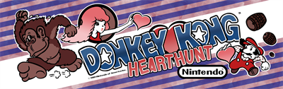 Donkey Kong Hearthunt - Arcade - Marquee (null) - 1461x461