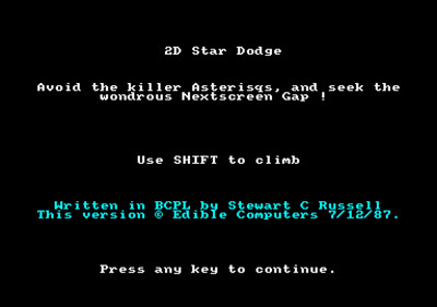 2D Star Dodge - Screenshot - Game Title (null) - 1152x810