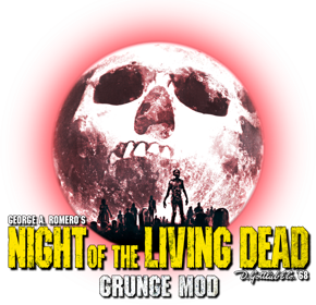 Night of the Living Dead '68: Grunge MOD - Clear Logo (null) - 1300x1257