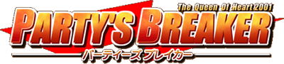 The Queen of Heart 2001: Party's Breaker - Clear Logo (Japan) - 475x107