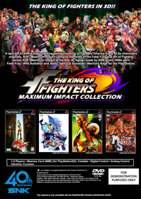 The King of Fighters: Maximum Impact Collection - Box - Back (World) - 757x1066
