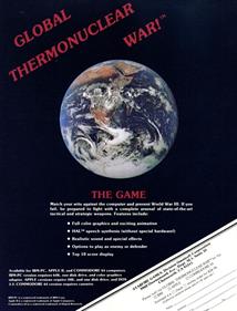 Global Thermonuclear War - Advertisement Flyer - Front (North America) - 610x800