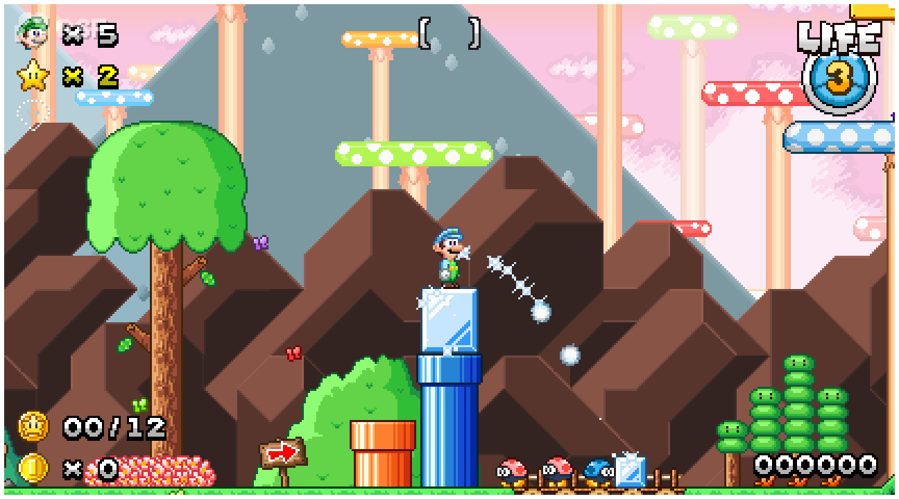 Illustration of Super Mario Power Star Frenzy