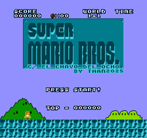El Chavo Del Ocho En SMB - Screenshot - Game Title (World) - 256x240
