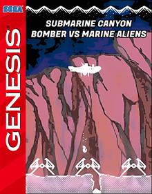 Submarine Canyon Bomber vs Marine Aliens - Fanart - Box - Front (null) - 798x1016