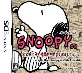 Snoopy DS: Snoopy to Nakama Tachi ni Ai ni Ikou! - Box - Front (Japan) - 490x436