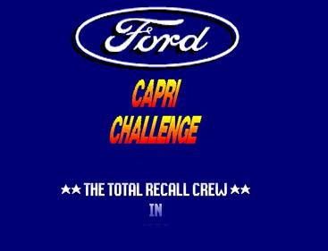 Ford Capri Challenge - Screenshot - Game Title (null) - 665x509