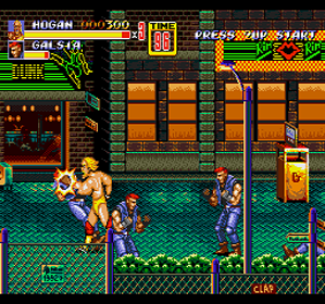 Hulk Hogan in Streets of Rage 2 - Screenshot - Gameplay (World) - 256x240
