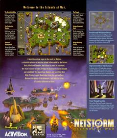 NetStorm: Islands At War - Box - Back (null) - 800x938