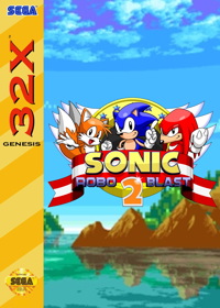 Sonic Robo Blast 32X - Fanart - Box - Front (North America) - 200x280