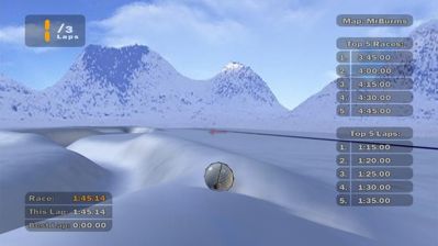 Arctic Ball Grind - Screenshot - Gameplay (World) - 1000x562