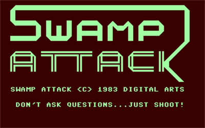 Swamp Attack - Screenshot - Game Title (null) - 320x200