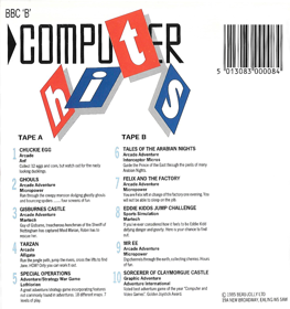 10 Computer Hits - Box - Back (United Kingdom) - 938x1000