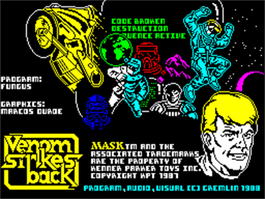 VENOM Strikes Back - Screenshot - Game Title (null) - 256x192