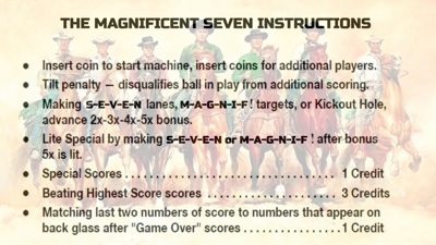 The Magnificent Seven - Arcade - Controls Information (null) - 1280x720