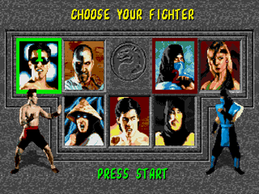 Mortal Kombat Arcade Edition Enhanced - Screenshot - Game Select (null) - 320x240