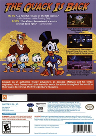 DuckTales: Remastered - Box - Back (North America) - 534x755