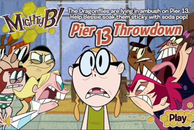 The Mighty B!: Pier 13 Throwdown - Screenshot - Game Title (United States) - 960x642