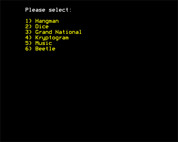 Family Games - Screenshot - Game Select (null) - 640x512
