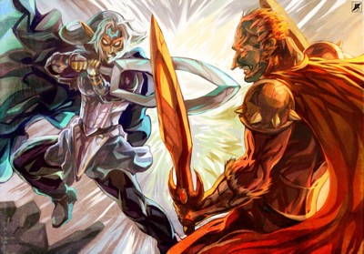 Majora's Mask Transformation Masks in Ocarina of Time - Fanart - Background (null) - 1383x965