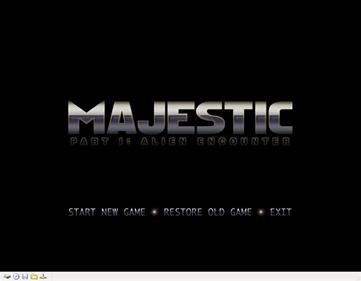 Majestic Part 1: Alien Encounter - Screenshot - Game Title (null) - 800x621