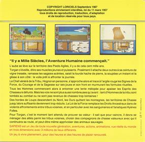 Sapiens - Box - Back (France) - 1127x1104
