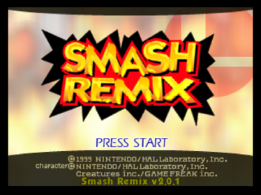 Smash Remix - Screenshot - Game Title (World) - 1440x1080